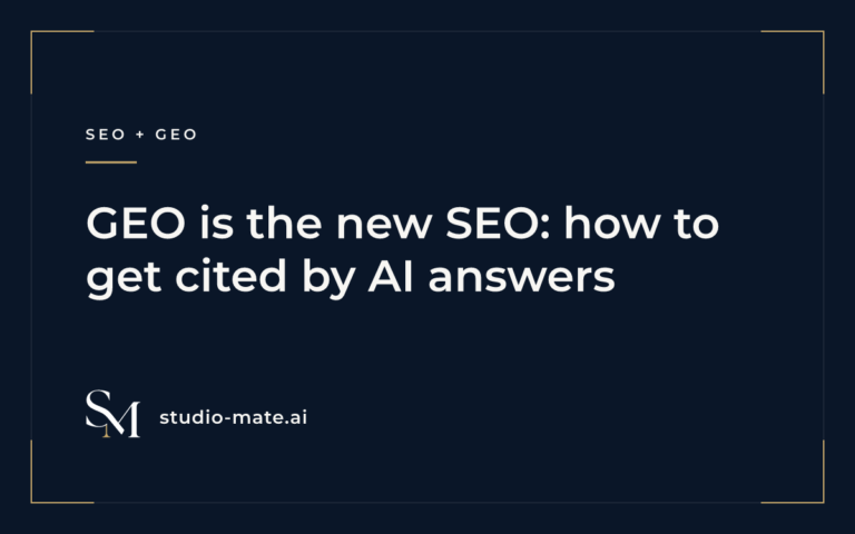 GEO is the new SEO: how to get cited by AI answers