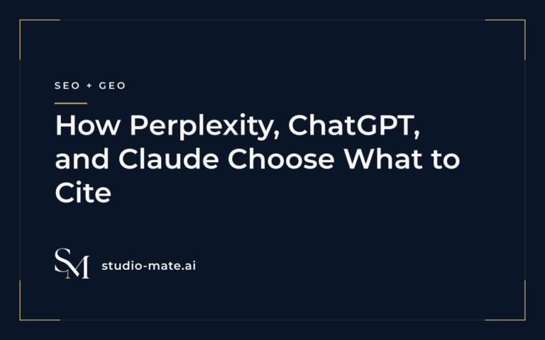 How Perplexity, ChatGPT, and Claude Choose What to Cite