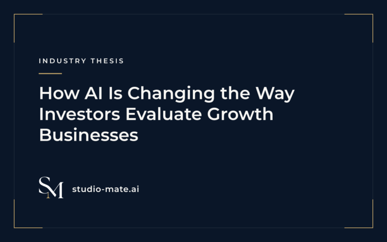 How AI Is Changing the Way Investors Evaluate Growth Businesses