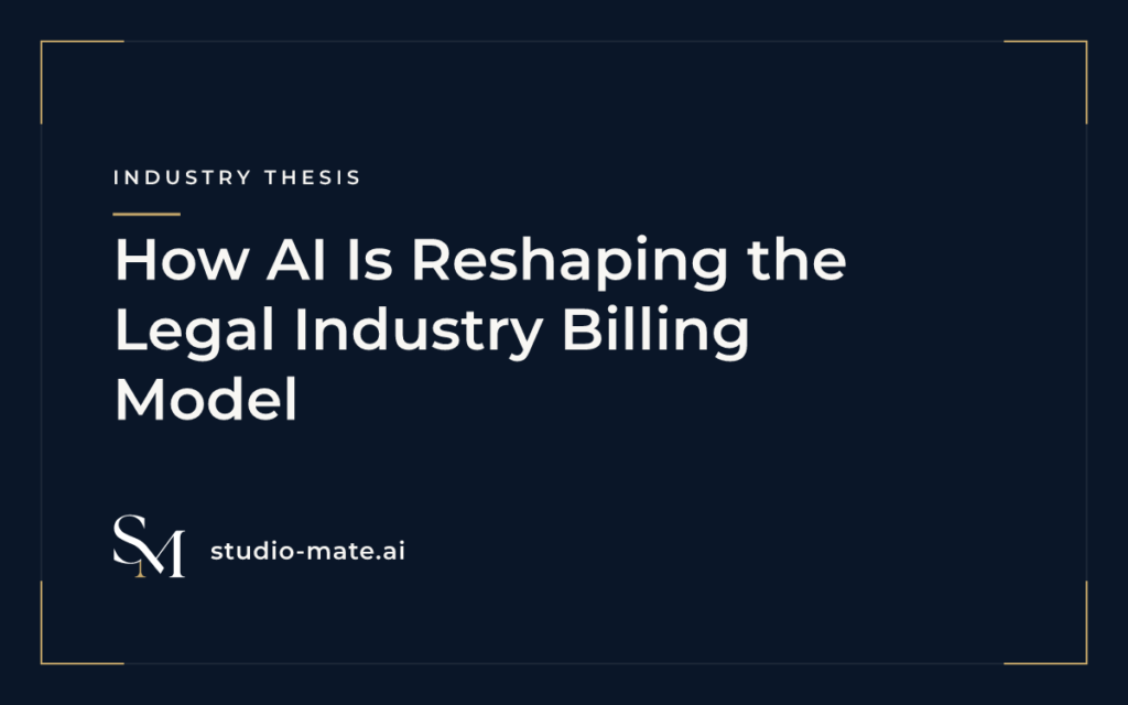 How AI Is Reshaping the Legal Industry Billing Model