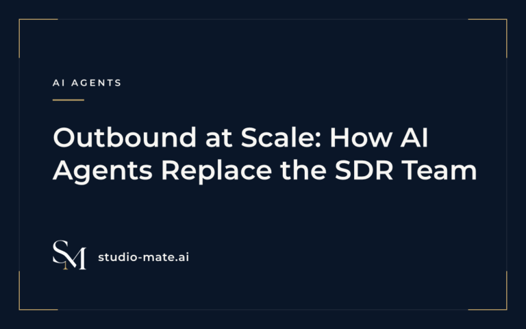 Outbound at Scale: How AI Agents Replace the SDR Team