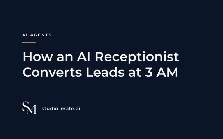 How an AI Receptionist Converts Leads at 3 AM