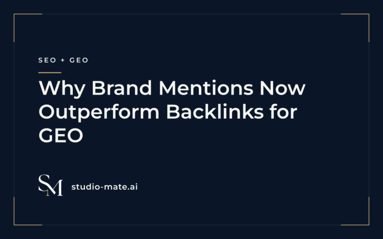 Why Brand Mentions Now Outperform Backlinks for GEO
