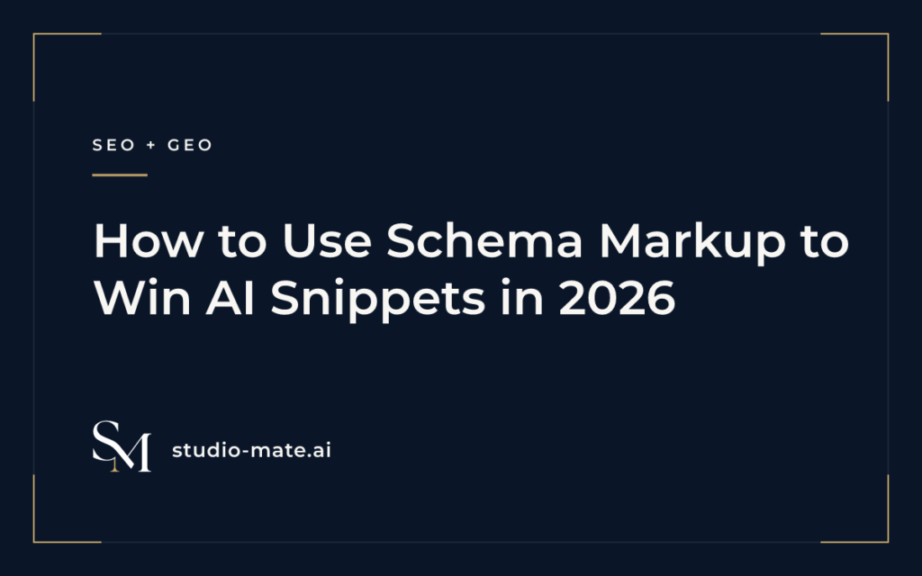 How to Use Schema Markup to Win AI Snippets in 2026