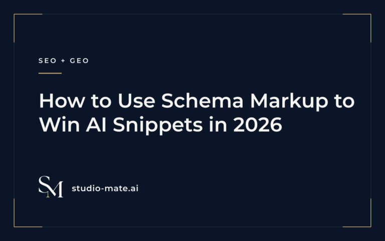 How to Use Schema Markup to Win AI Snippets in 2026