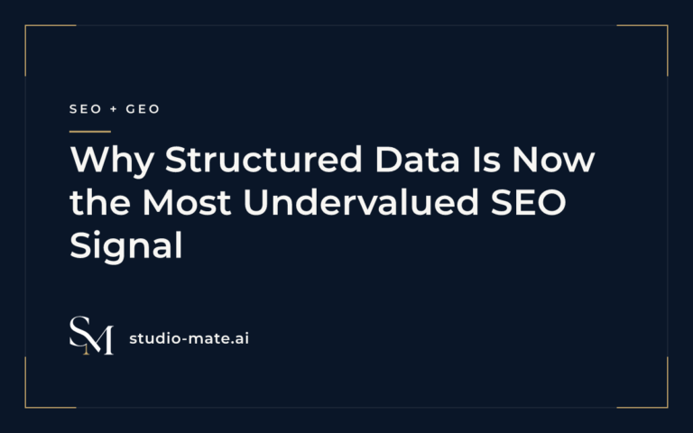 Why Structured Data Is Now the Most Undervalued SEO Signal