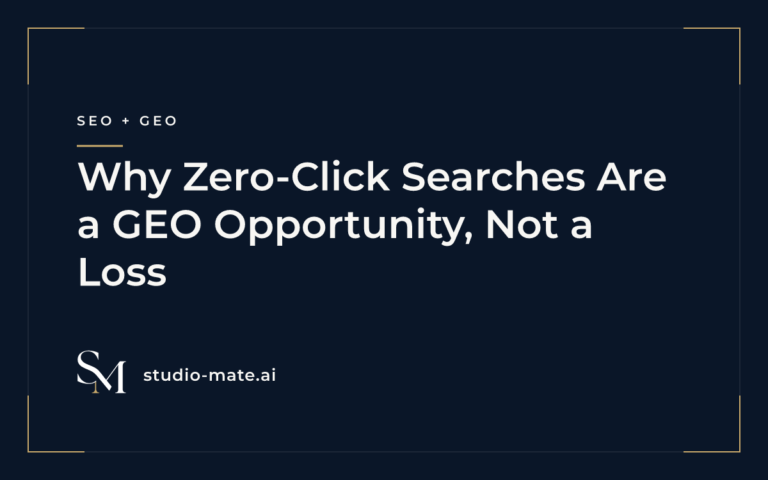 zero-click search - Why Zero-Click Searches Are a GEO Opportunity, Not a Loss