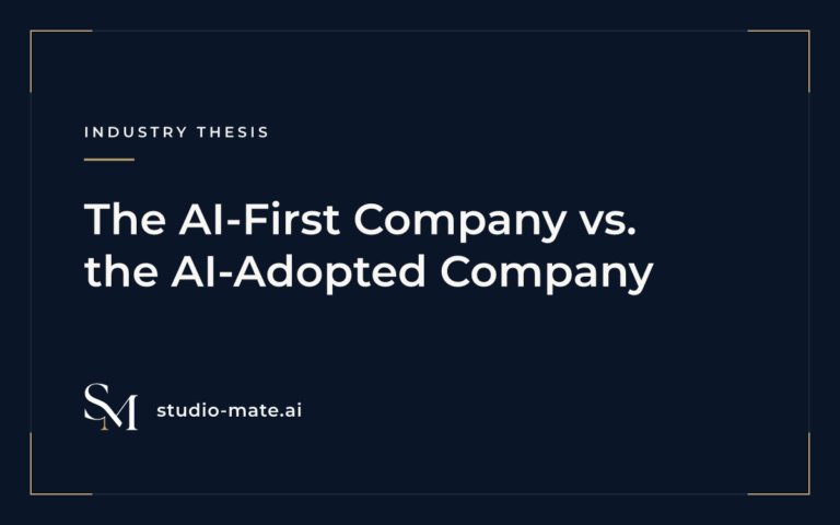 AI-first company - The AI-First Company vs. the AI-Adopted Company