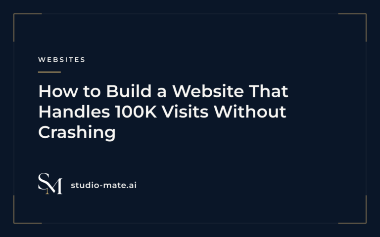 scalable website - How to Build a Website That Handles 100K Visits Without Crashing