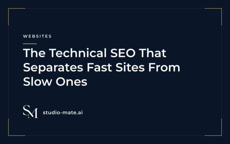 technical SEO - The Technical SEO That Separates Fast Sites From Slow Ones